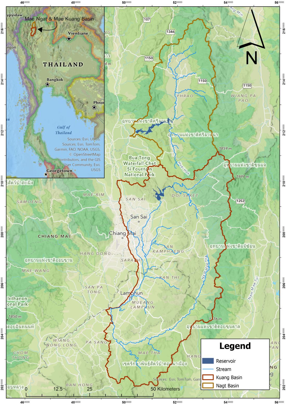 แผนที่ที่ตั้งพื้นที่ศึกษา